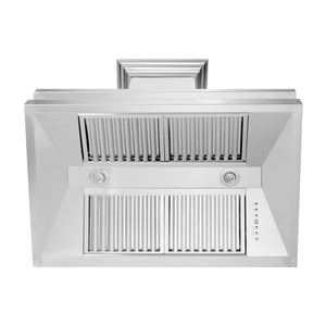 ZLINE 48" Designer Series Wall Mount Range Hood in Fingerprint Resistant Stainless Steel (8656S-48)