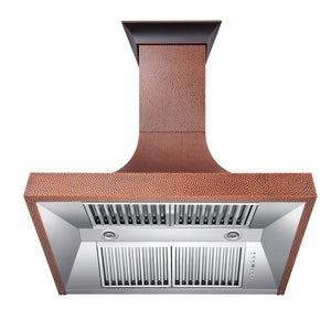 ZLINE 30" Designer Series Hand-Hammered Copper Finish Ducted Wall Range Hood (8632H-30)