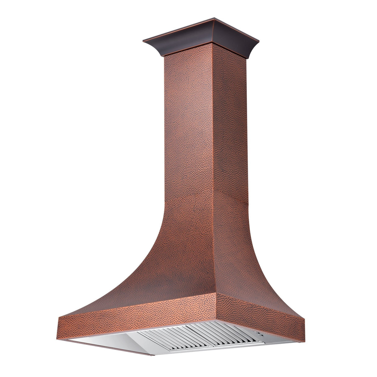 ZLINE 30" Designer Series Hand-Hammered Copper Finish Ducted Wall Range Hood (8632H-30)