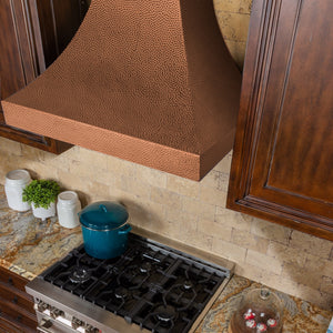 ZLINE 30" Designer Series Hand-Hammered Copper Finish Ducted Wall Range Hood (8632H-30)