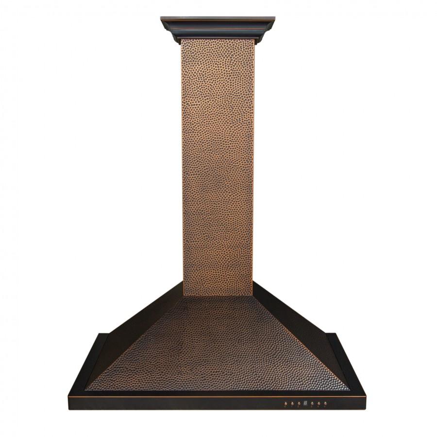 ZLINE 30" Designer Series Hand-Hammered Convertible Vent Wall Mount Range Hood (8KBH-30)