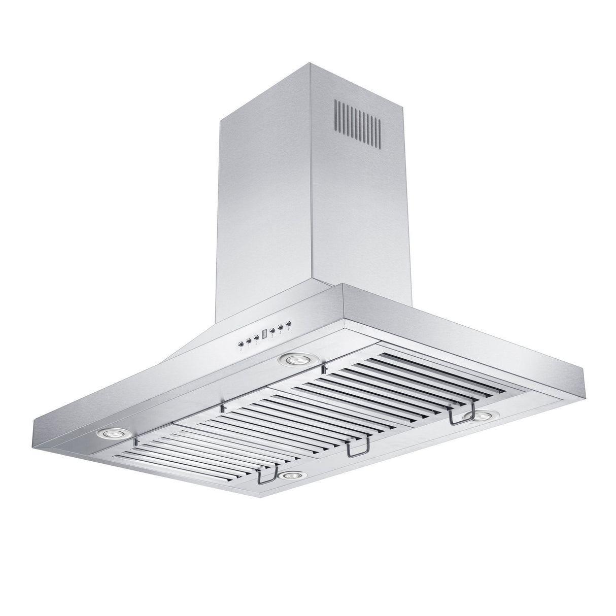 ZLINE 36" Ducted Island Mount Range Hood with Dual Remote Blower in Stainless Steel (GL2i-RD-36)