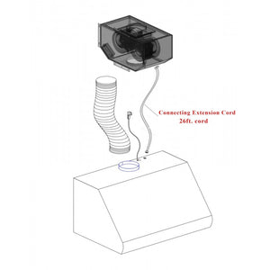 ZLINE 28" Ducted Remote Blower Range Hood Insert in Stainless Steel (698-RD-28)