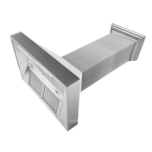 ZLINE 30" Ducted Fingerprint Resistant Stainless Steel Range Hood with White Matte Shell (8654WM-30)