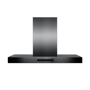 ZLINE 36" Convertible Island Mount Range Hood in Black Stainless Steel (BSKE2iN-36)