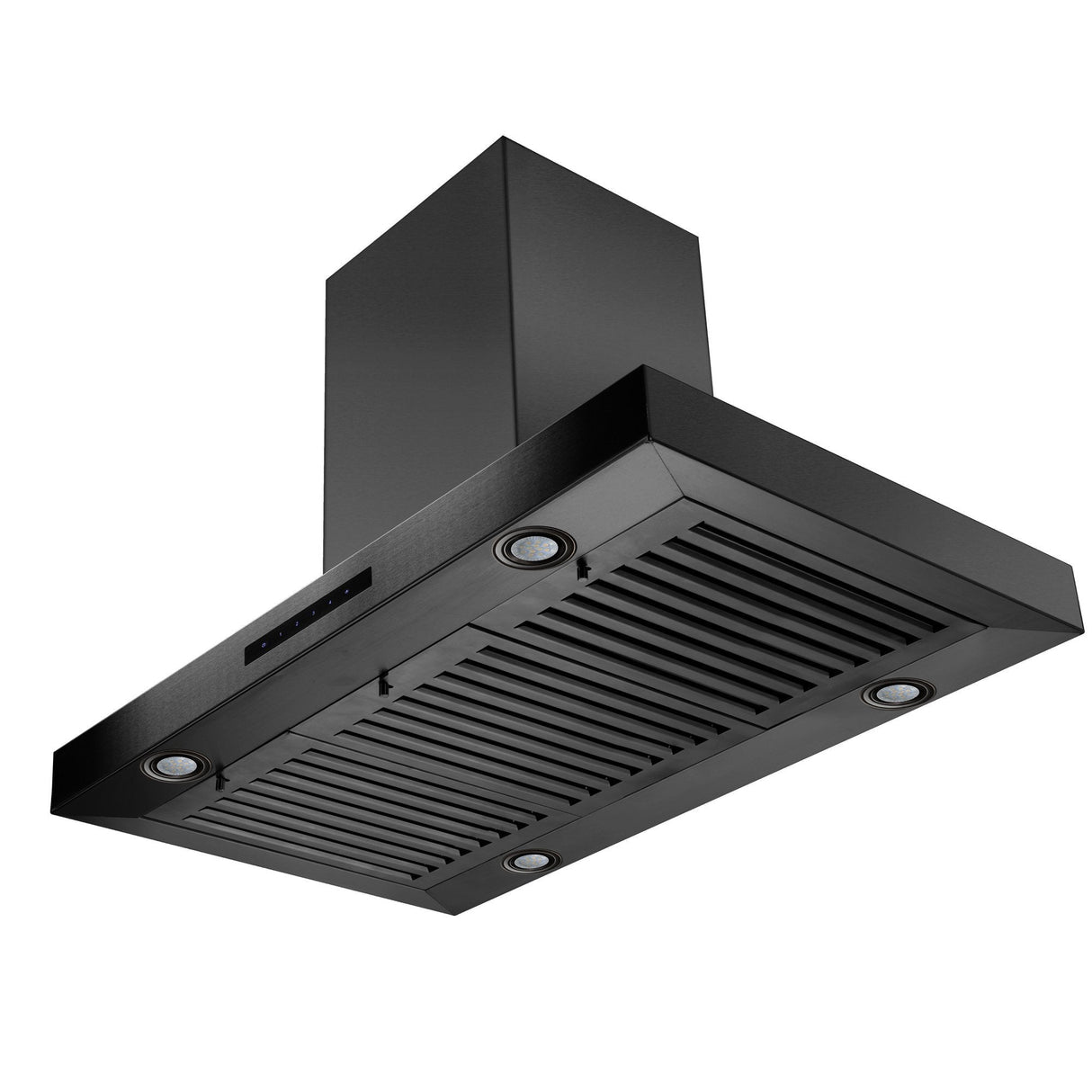 ZLINE 36" Convertible Island Mount Range Hood in Black Stainless Steel (BSKE2iN-36)