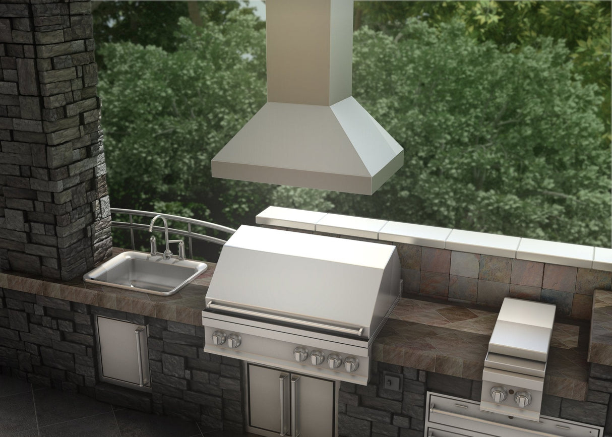 ZLINE 36" Ducted Island Mount Range Hood in Stainless Steel (597i-36)