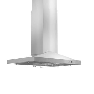 ZLINE 36" Convertible Vent Island Mount Range Hood in Stainless Steel (GL1i-36)