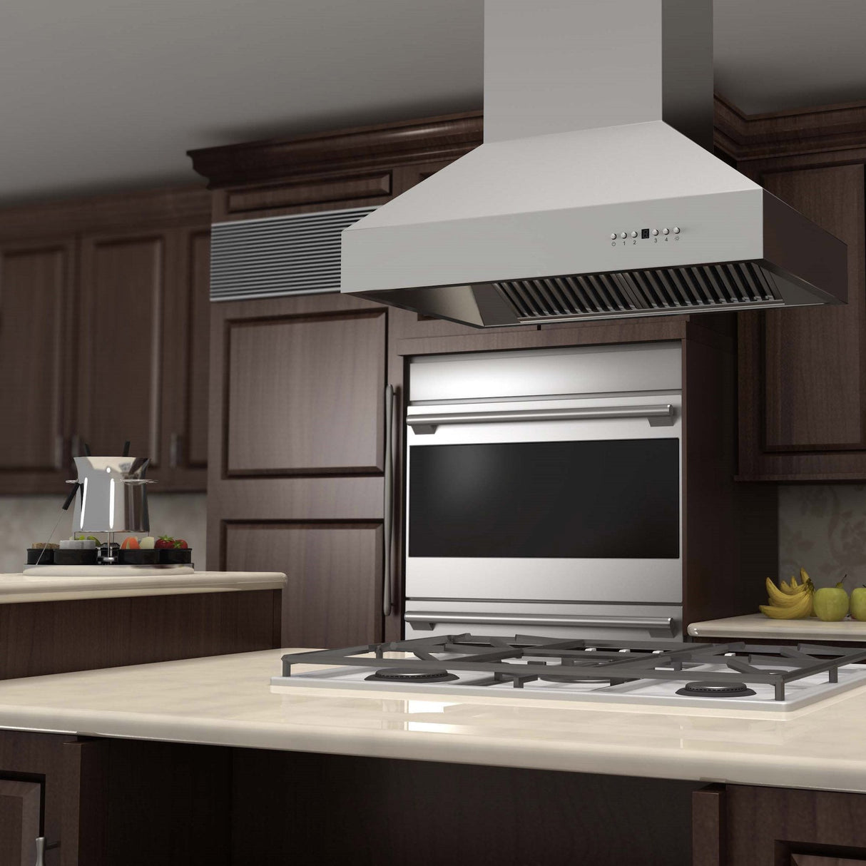 ZLINE 36" Ducted Island Mount Range Hood in Outdoor Approved Stainless Steel (697i-304-36)