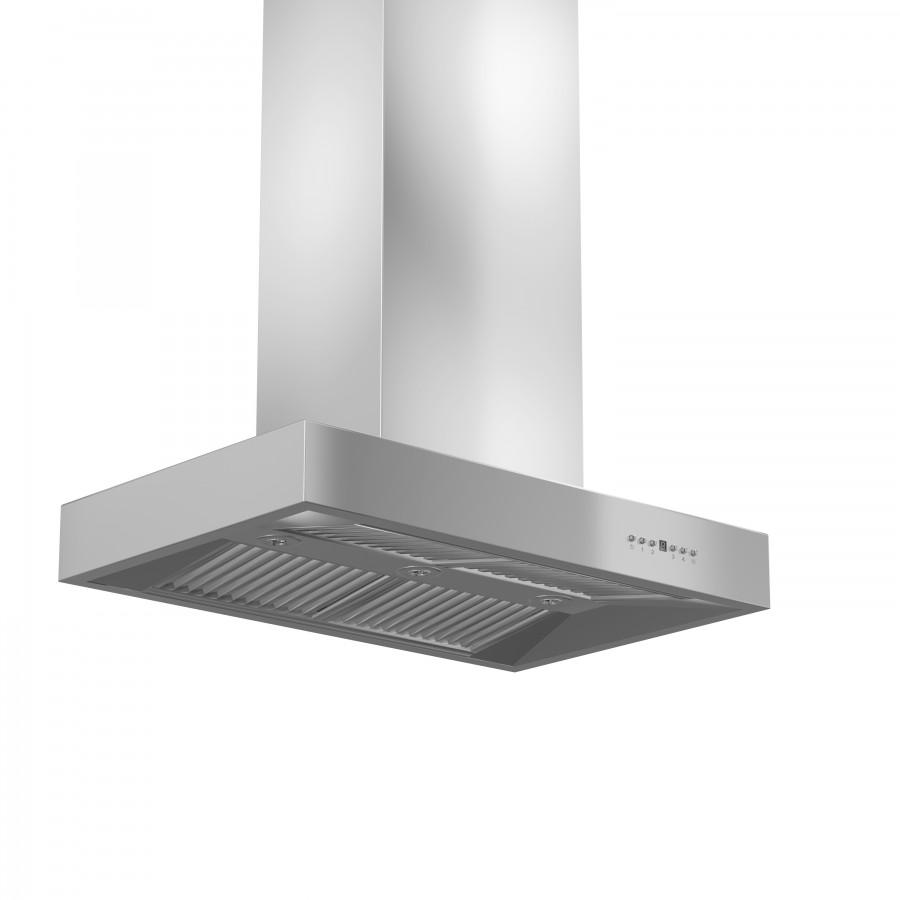 ZLINE 42" Ducted Outdoor Island Mount Range Hood in Stainless Steel (KECOMi-304-42)