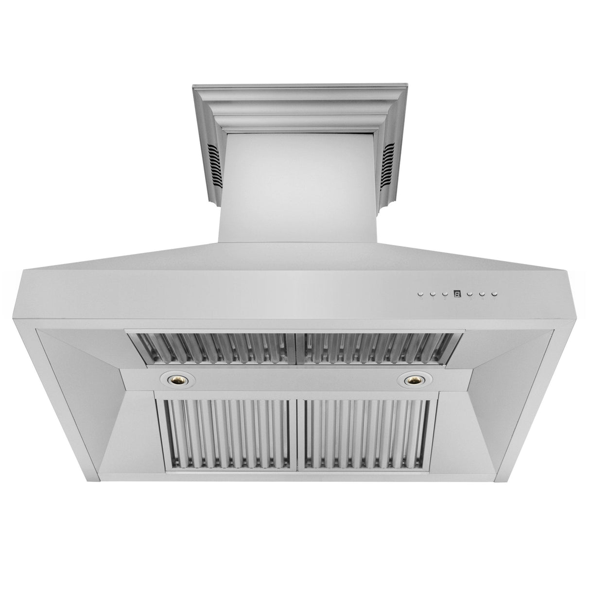 ZLINE 30" CrownSound Ducted Vent Wall Mount Range Hood in Stainless Steel with Built-in Bluetooth Speakers (667CRN-BT-30)