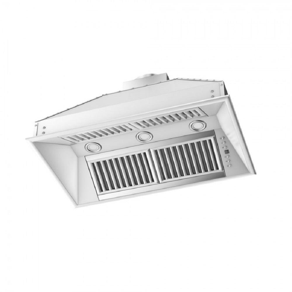 ZLINE 28" Ducted Island Mount Range Hood Insert in Stainless Steel (721i-28)