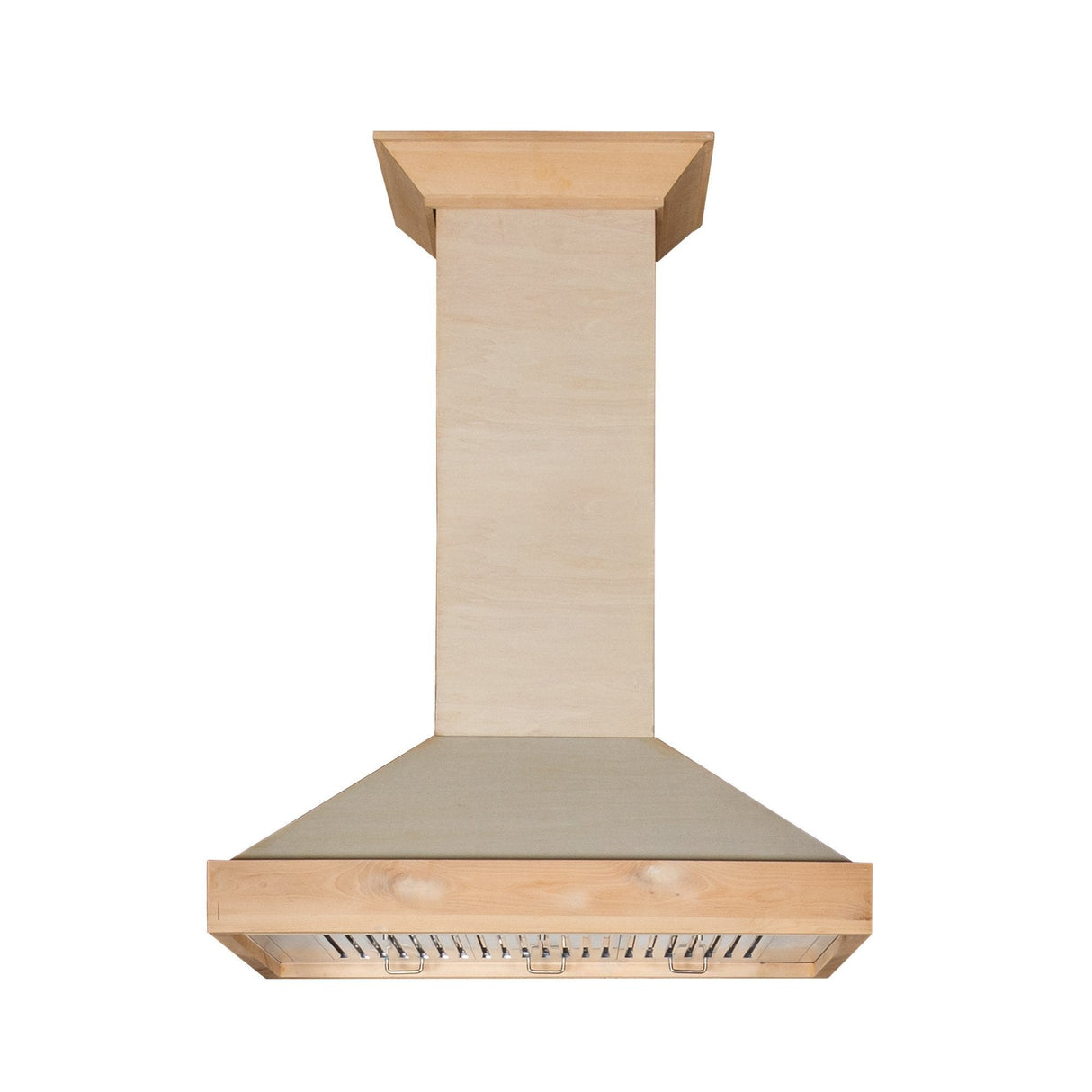 ZLINE 36 Ducted Unfinished Wooden Wall Mount Range Hood (KBUF-36) – Kitchen  Mecca