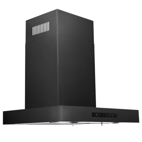 ZLINE 30" Convertible Vent Wall Mount Range Hood in Black Stainless Steel (BSKEN-30)