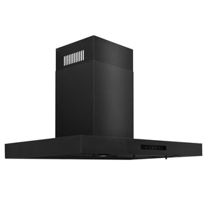 ZLINE 24" Convertible Vent Wall Mount Range Hood in Black Stainless Steel (BSKEN-24)