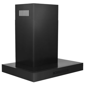 ZLINE 24" Convertible Vent Wall Mount Range Hood in Black Stainless Steel (BSKEN-24)