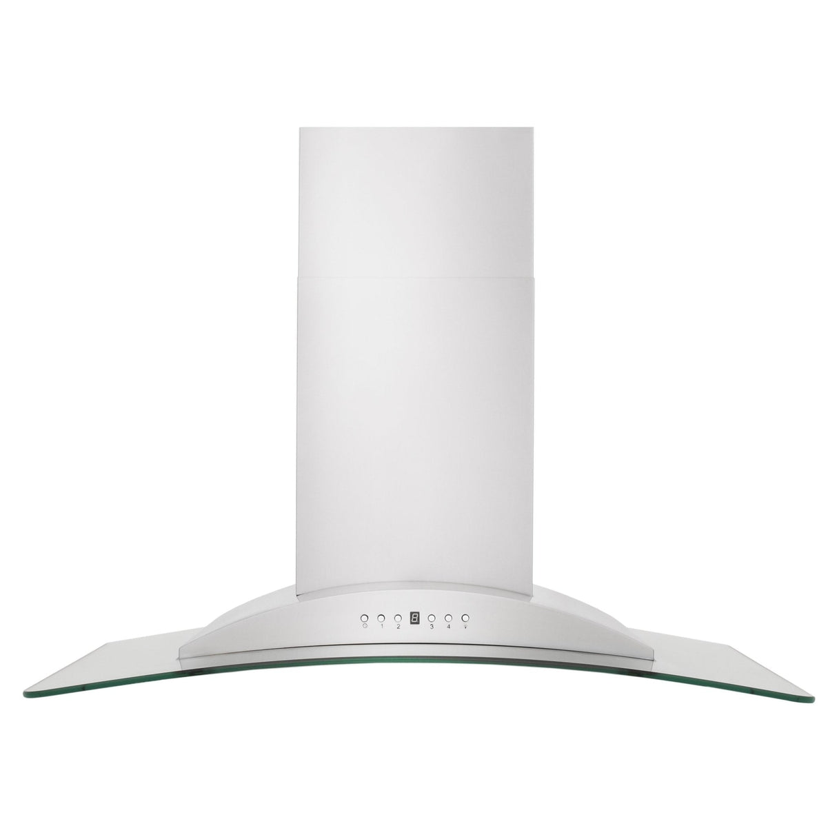 ZLINE 36" Convertible Vent Convertible Vent Wall Mount Range Hood in Stainless Steel & Glass (KN-36)