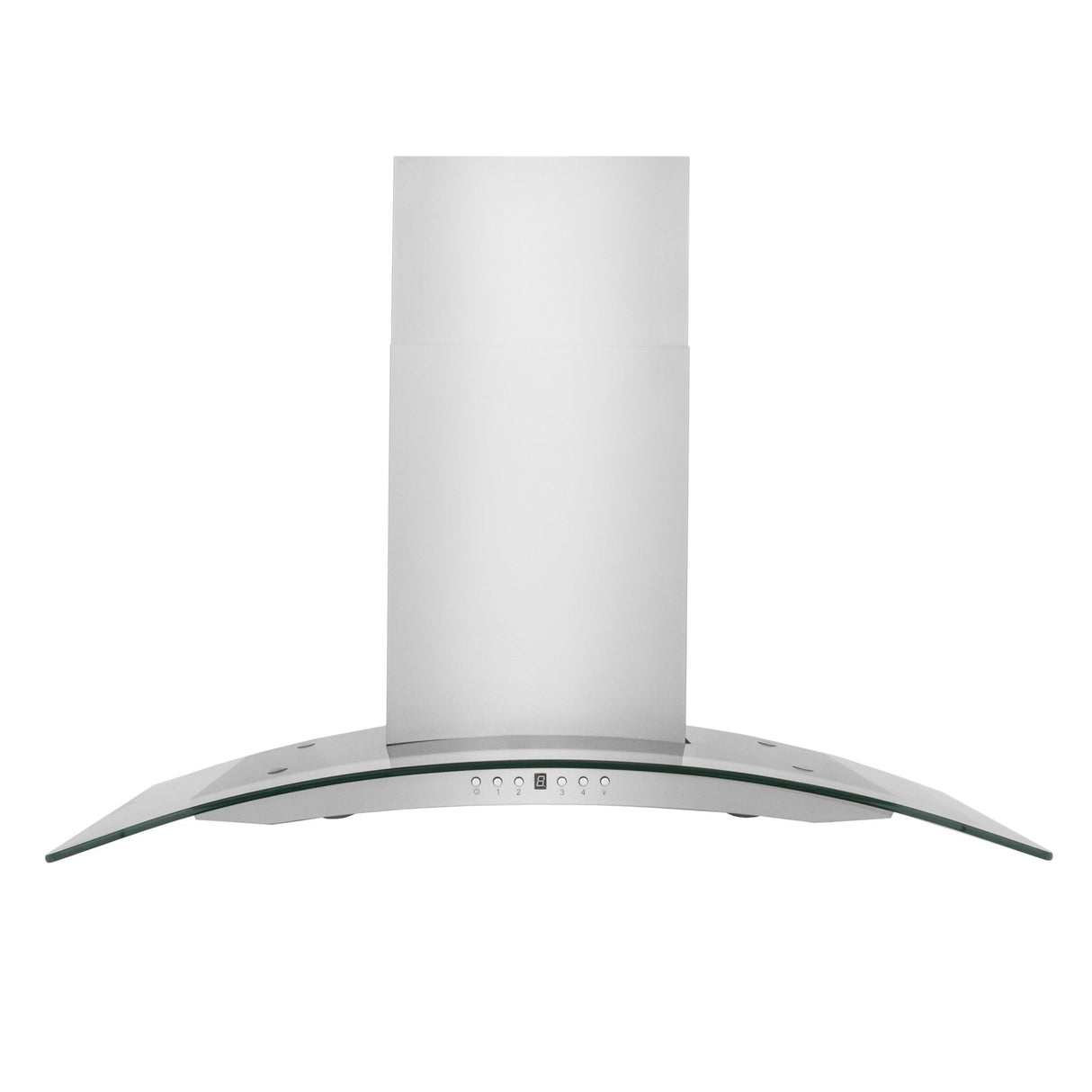 ZLINE 48" Convertible Vent Convertible Vent Wall Mount Range Hood in Stainless Steel & Glass (KN4-48)