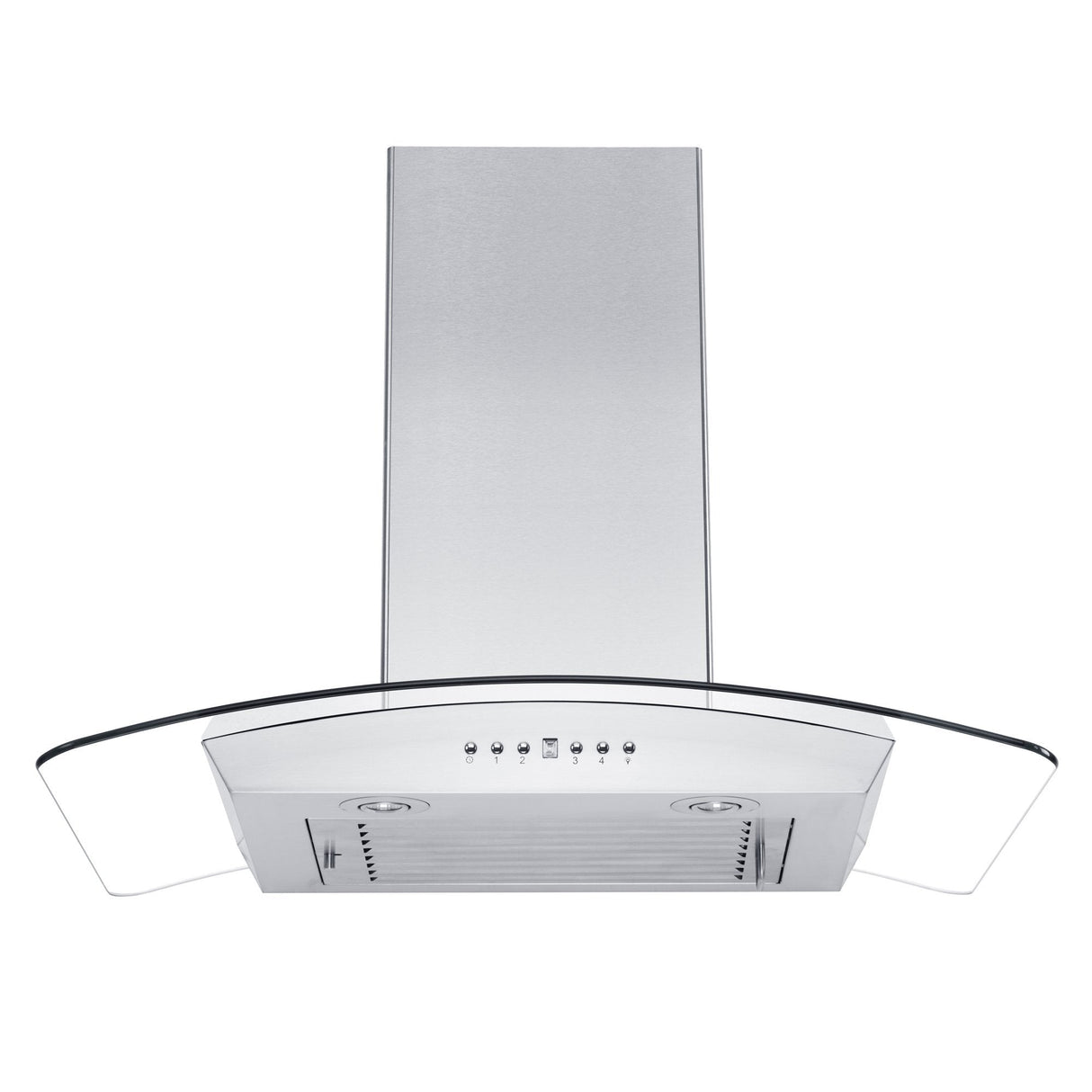 ZLINE 36" Convertible Vent Wall Mount Range Hood in Stainless Steel & Glass (KZ-36)