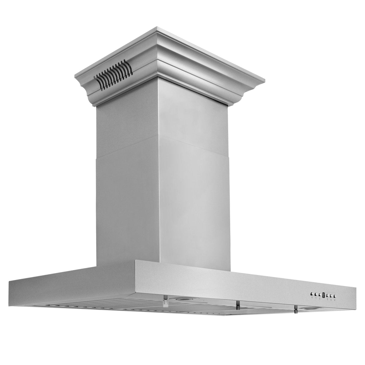 ZLINE 30" CrownSound Ducted Vent Wall Mount Range Hood in Stainless Steel with Built-in Bluetooth Speakers (KECRN-BT-30)