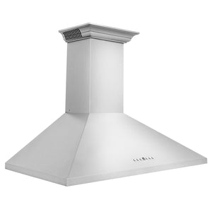 ZLINE 30" CrownSound Ducted Vent Wall Mount Range Hood in Stainless Steel with Built-in Bluetooth Speakers (KL2CRN-BT-30)