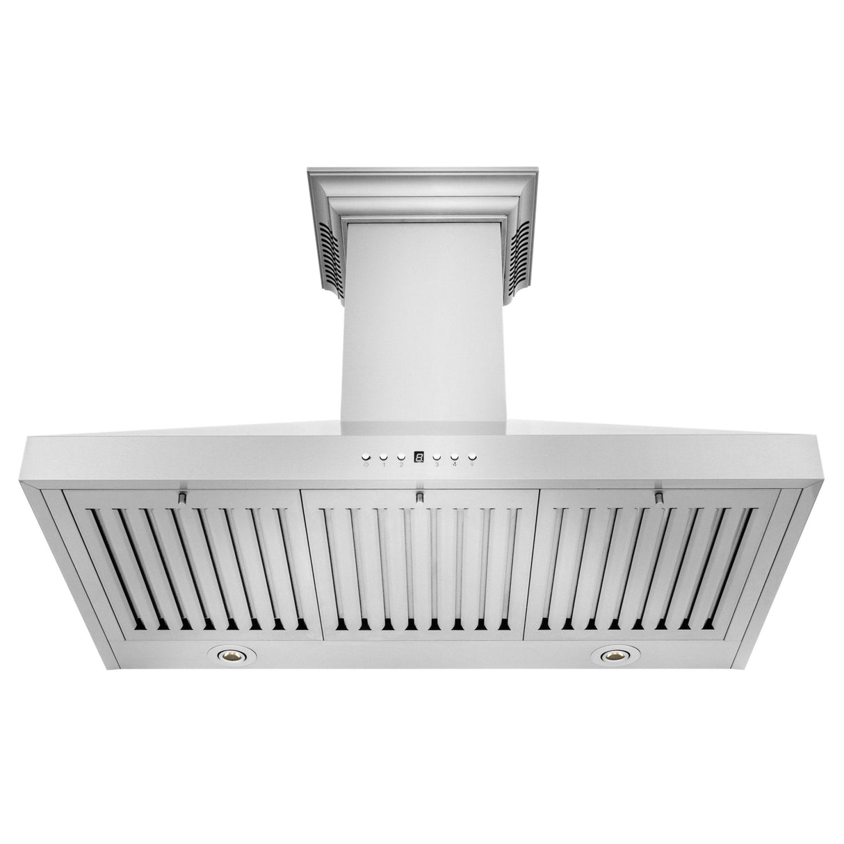 ZLINE 36" CrownSound Ducted Vent Wall Mount Range Hood in Stainless Steel with Built-in Bluetooth Speakers (KL3CRN-BT-36)