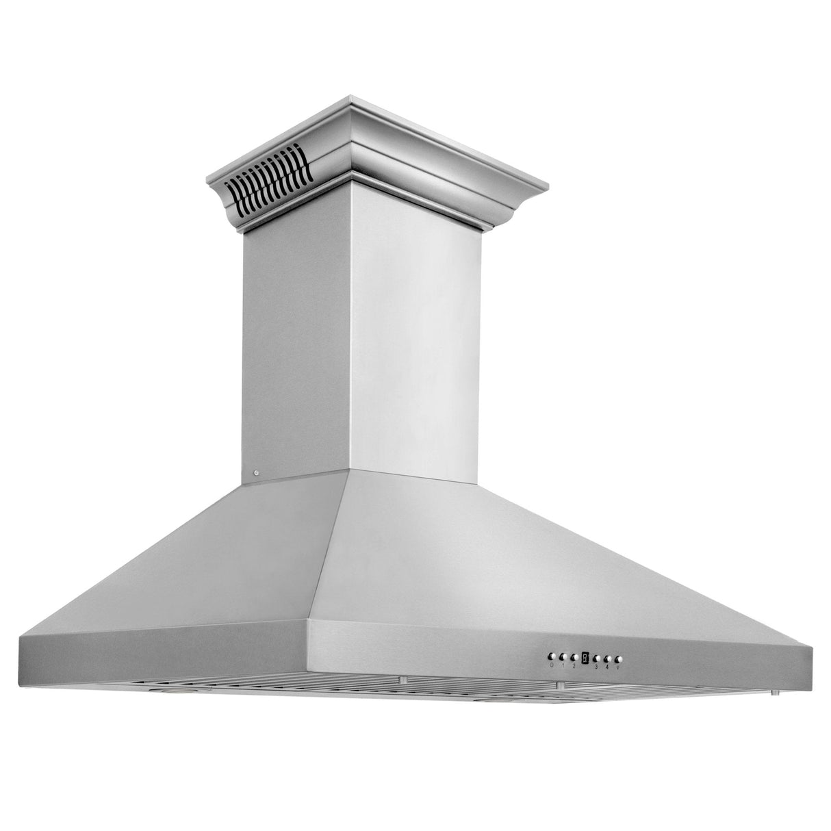 ZLINE 36" CrownSound Ducted Vent Wall Mount Range Hood in Stainless Steel with Built-in Bluetooth Speakers (KL3CRN-BT-36)