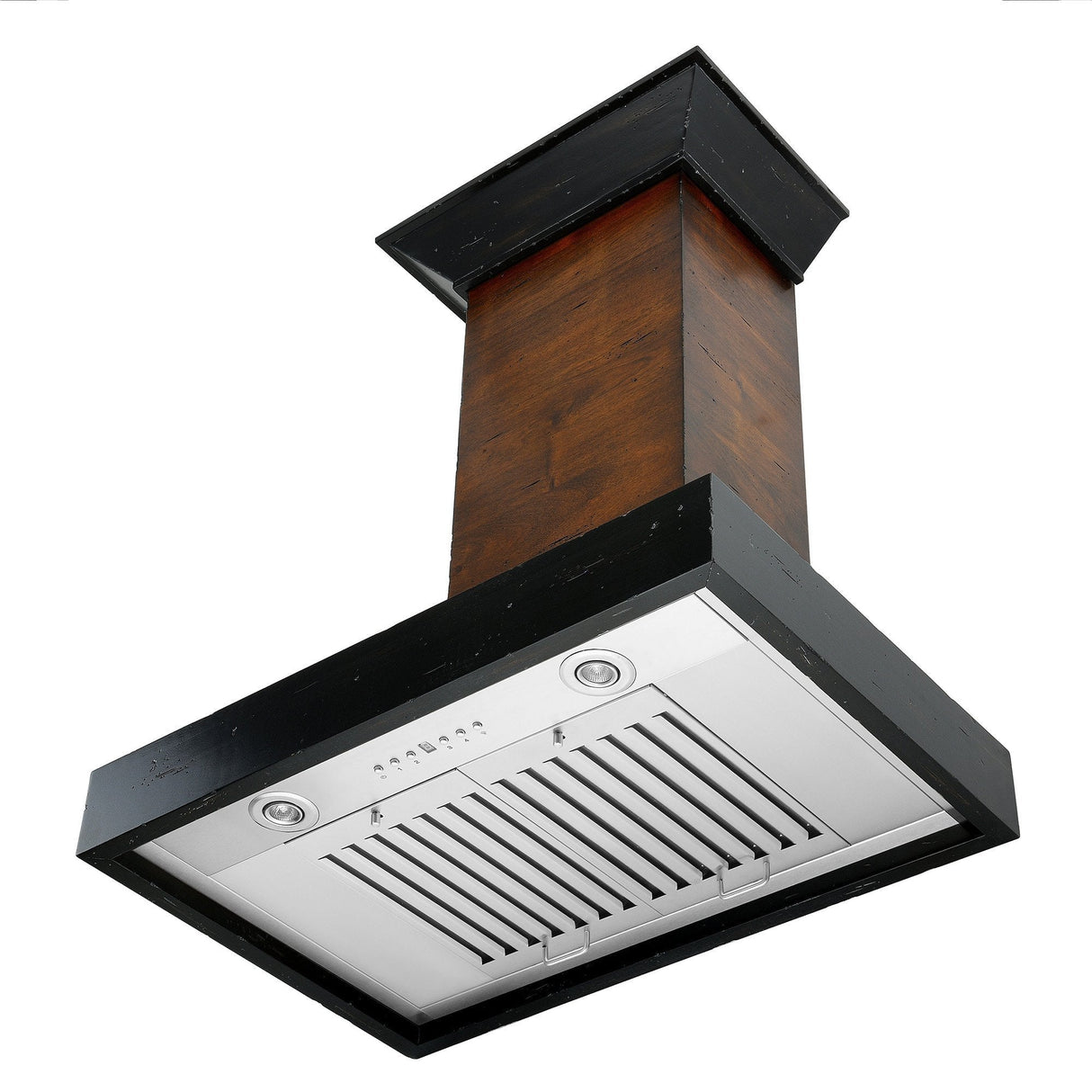 ZLINE 30" Convertible Vent Wooden Wall Mount Range Hood in Antigua and Walnut (KBAR-30)