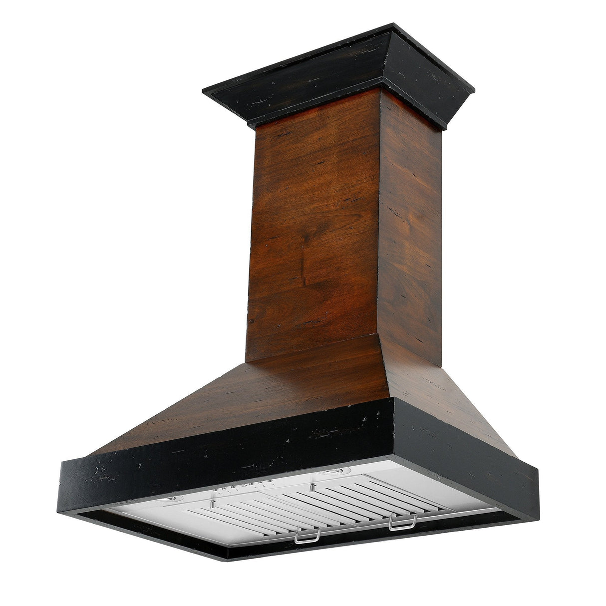 ZLINE 30" Convertible Vent Wooden Wall Mount Range Hood in Antigua and Walnut (KBAR-30)