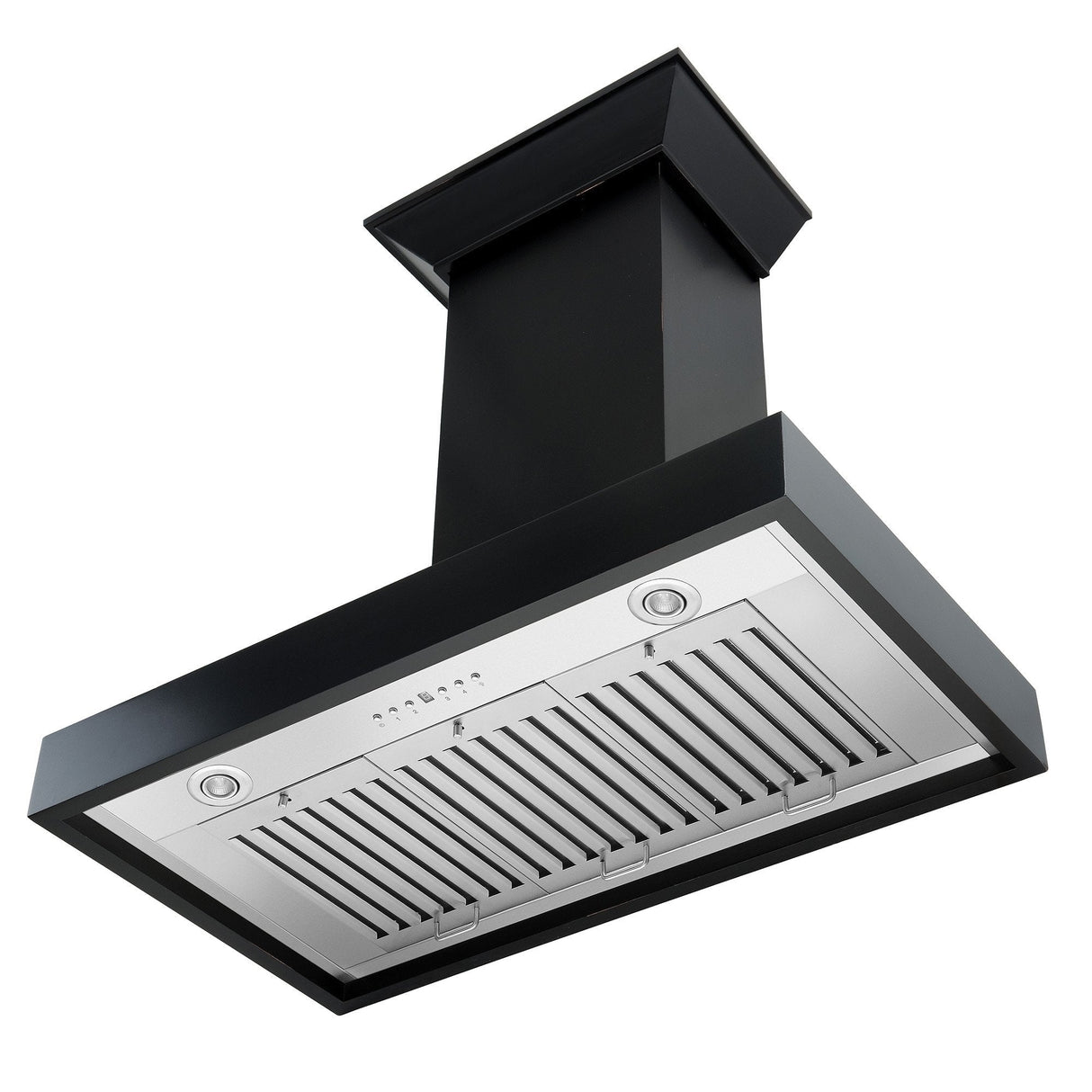 ZLINE 30" Convertible Vent Wooden Wall Mount Range Hood in Black (KBCC-30)