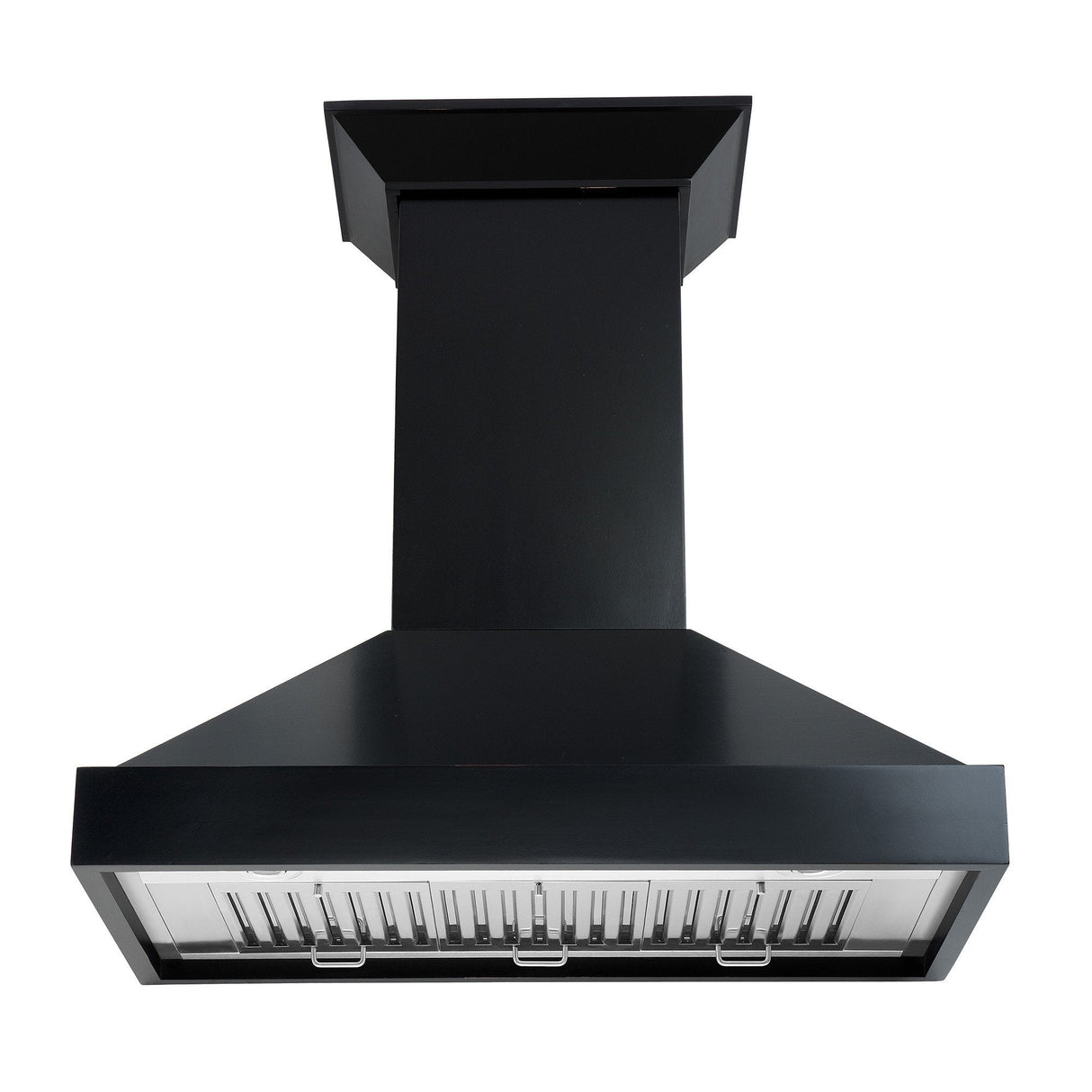 ZLINE 36" Convertible Vent Wooden Wall Mount Range Hood in Black (KBCC-36)