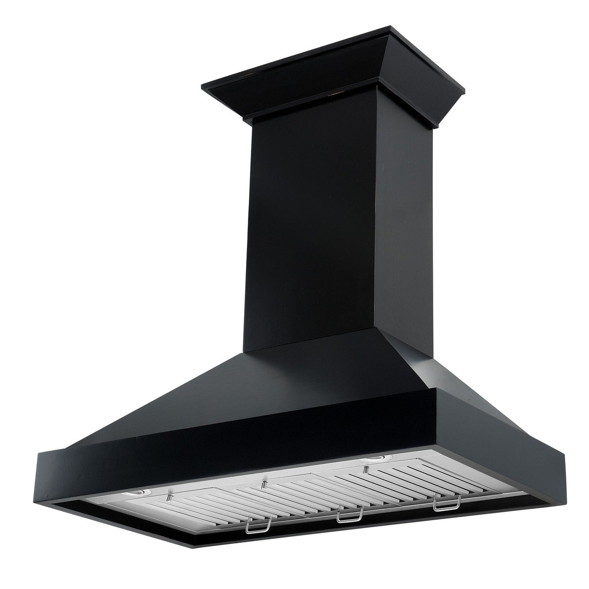 ZLINE 36" Convertible Vent Wooden Wall Mount Range Hood in Black (KBCC-36)