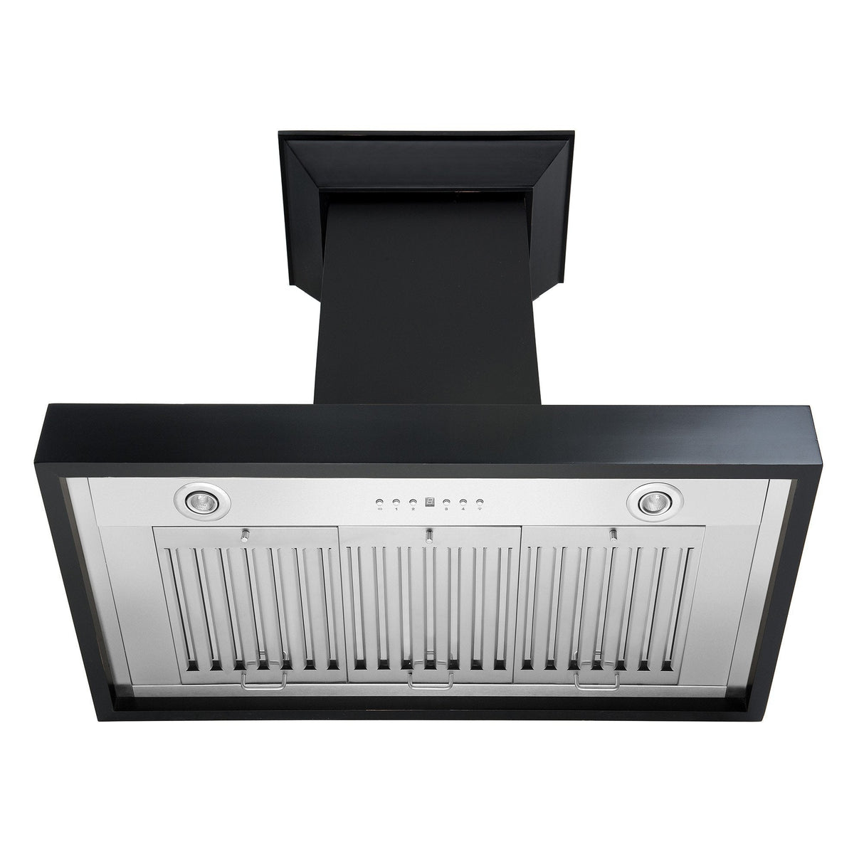 ZLINE 30" Convertible Vent Wooden Wall Mount Range Hood in Black (KBCC-30)