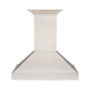 ZLINE 36" Ducted Wooden Wall Mount Range Hood in Cottage White (KBTT-36)