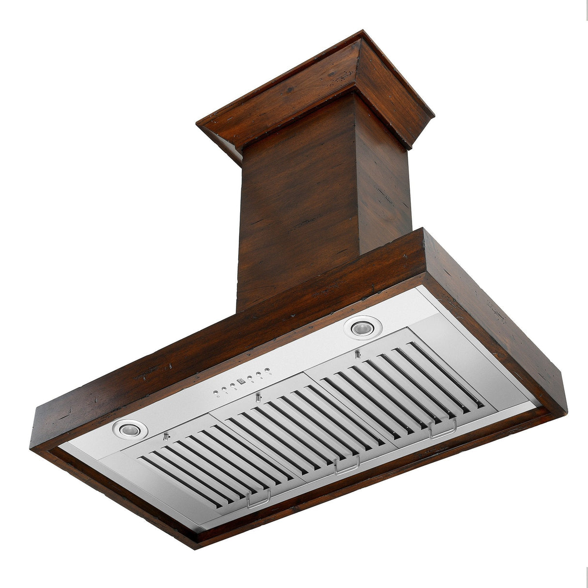 ZLINE 48" Convertible Vent Wooden Wall Mount Range Hood in Walnut (KBRR-48)